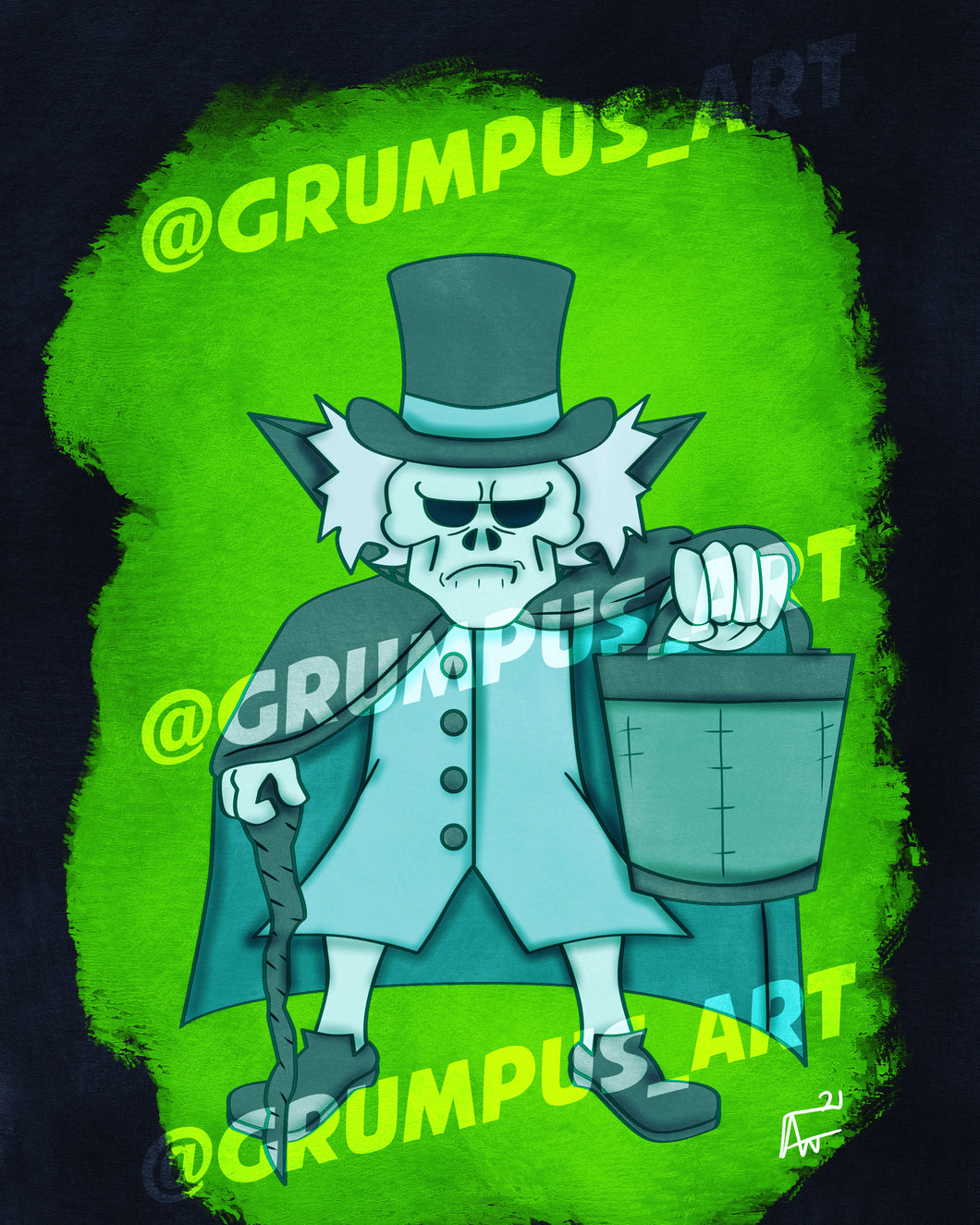 Grumpus Hatbox Ghost