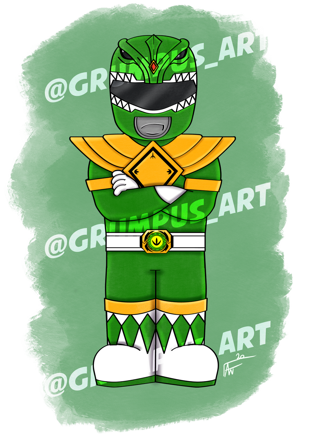 Grumpus Green Mighty Morphin Power Rangers