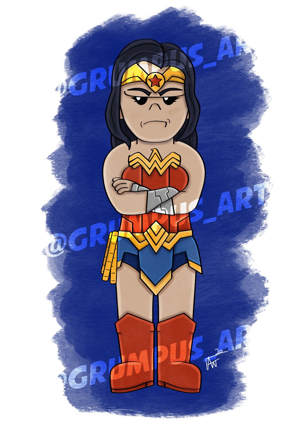 Grumpus Wonder Woman