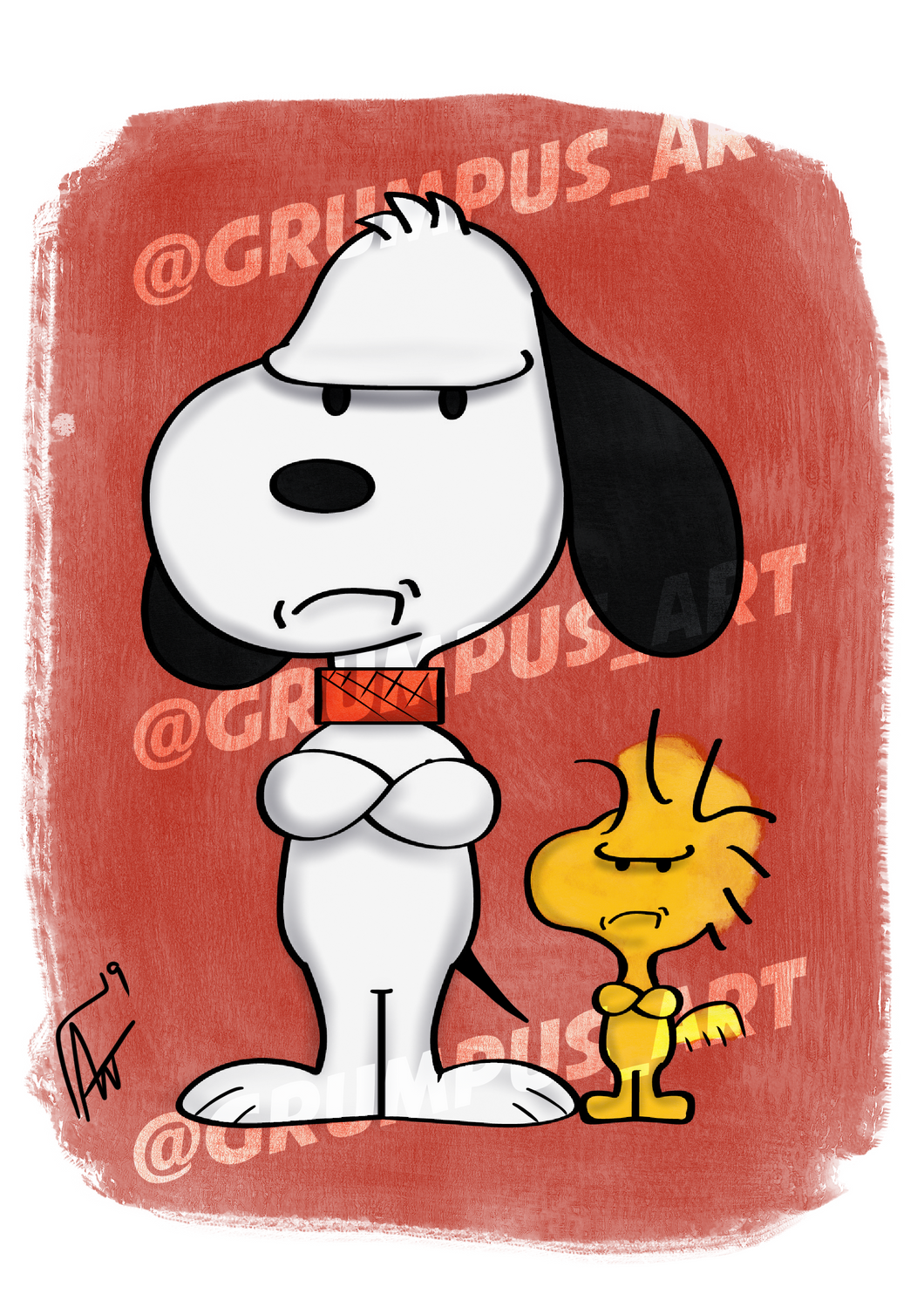 Grumpus Snoopy & Woodstock